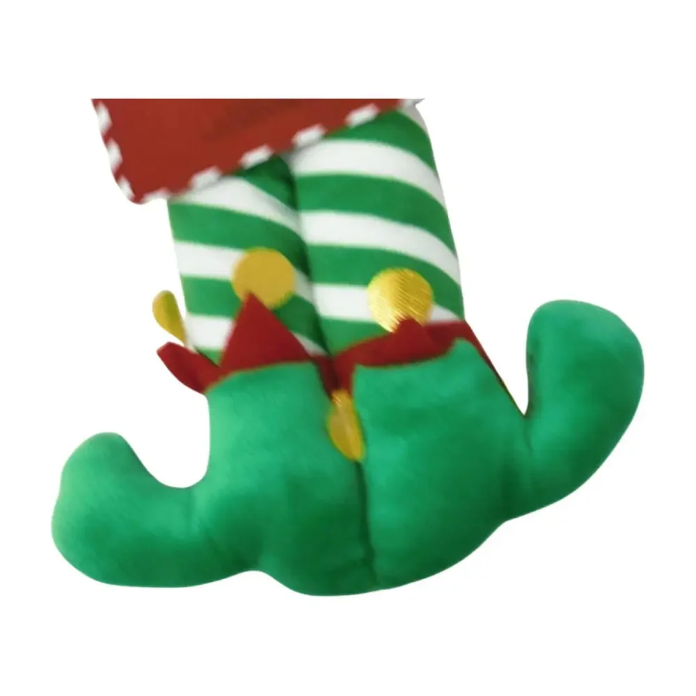 Christmas Stocking Elf Plush soft Catnip Toy Pet Cat Kitten Toy Gift